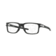 Oakley LATCH EX OX8115 Progressive Prescription Eyeglasses 811504-52 - Satin Black Frame, Clear Lenses