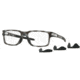 Oakley LATCH EX OX8115 Progressive Prescription Eyeglasses 811507-52 - Polished Grey Tortoise Frame, Clear Lenses