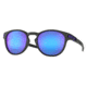 Oakley Latch OO9265 Sunglasses 926539-53 - Matte Black Frame, Violet Iridium Lenses