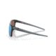 Oakley Leffingwell Sunglasses, Crystal Black Frame, Prizm Deep Water Lens, Polarized, 57, OO9100-910005-57
