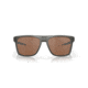 Oakley Leffingwell Sunglasses, Matte Grey Smoke Frame, Prizm Tungsten Lens, 57, OO9100-910002-57