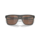 Oakley Leffingwell Sunglasses, Matte Grey Smoke Frame, Prizm Tungsten Lens, 57, OO9100-910002-57