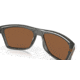 Oakley Leffingwell Sunglasses, Matte Grey Smoke Frame, Prizm Tungsten Lens, 57, OO9100-910002-57