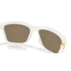 Oakley Leffingwell Sunglasses, Matte Vapor, PRIZM Ruby, OO9100-2057