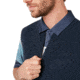 Oakley Light Knit Half Zip Vest - Mens, Foggy Blue, Large, 412802-6FB-L