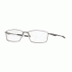 Oakley LIMIT SWITCH OX5121 Single Vision Prescription Eyeglasses 512103-53 - Brushed Chrome Frame