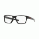 Oakley LITEBEAM OX8140 Eyeglass Frames 814003-53 - Polished Black Frame, Clear Lenses