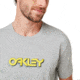 Oakley Logo Tridimensional Tee - Mens, New Granite Hthr, Large, 457892-28B-L