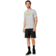 Oakley Logo Tridimensional Tee - Mens, New Granite Hthr, Large, 457892-28B-L