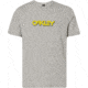 Oakley Logo Tridimensional Tee - Mens, New Granite Hthr, Large, 457892-28B-L