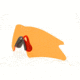 Oakley M Frame Sweep Replacement Lenses, Persimmon 11-338