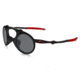Oakley Madman Sunglasses Dark Carbon Frame, Black Iridium Polarized Lens-OO6019-06