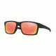 Oakley MAINLINK OO9264 Progressive Prescription Sunglasses OO9264-926407-57 - Lens Diameter 57 mm, Frame Color Matte Black