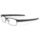 Oakley Metal Plate 53mm MatteBlack Frame w/ Sat Chr Eyeglass Frames w/ Blank Lenses OX5038-0153