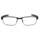 Oakley Metal Plate 53mm Pewter Eyeglass Frames w/ Blank Lenses OX5038-0253