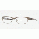 Oakley Metal Plate Eyeglasses Frame 22-199-53 - Brushed Chrome Frame