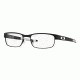 Oakley Metal Plate Eyeglasses Frame 503801-53 - Matte Black Frame