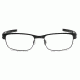 Oakley Metal Plate Eyeglasses, Matte Black OX5038-0555