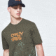 Oakley O-Grip Logo Short Sleeve Tee - Mens, New Dark Brush, 2XL, FOA400577-86L-XXL