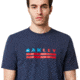 Oakley Oakley California Tee - Mens, Foggy Blue, Large, 457551-6FB-L