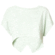 Oakley Luxe Crop Top - Women's, Aqua Foam, Small/Medium, 532346-7B4-S/M