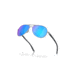 Oakley OO4079 Feedback Sunglasses - Women's, Polished Chrome Frame, Prizm Sapphire Polarized Lenses, 407933-59