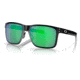 Oakley OO4123 Sunglasses 412304-55 - Matte Black Frame, Jade Iridium Lenses