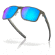 Oakley OO4123 Sunglasses 412307-55 - Matte Gunmetal Frame, Prizm Sapphire Polarized Lenses