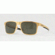 Oakley OO4123 Sunglasses 412308-55 - Satin Gold Frame, Dark Grey Lenses