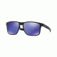 Oakley OO4123 Sunglasses 412314-55 - Matte Black Frame, Violet Iridium Lenses