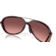 Oakley OO4129 Split Time Sunglasses - Women's, Crystal Raspberry Frame, G40 Black Gradient Lenses, 412902-58