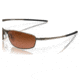 Oakley OO4141 Whisker Sunglasses - Men's, Pewter Frame, Prizm Brown Gradient Lens, 60, OO4141-414109-60