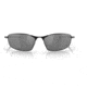 Oakley OO4141 Whisker Sunglasses - Mens, Satin Black Frame, Prizm Black Polarized Lens, 60, OO4141-414103-60