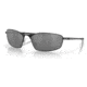 Oakley OO4141 Whisker Sunglasses - Men's, Satin Black Frame, Prizm Black Polarized Lens, 60, OO4141-414103-60