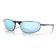 Oakley OO4141 Whisker Sunglasses - Men's, Satin Black Frame, Prizm Deep Water Polarized Lens, 60, OO4141-414111-60