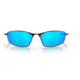 Oakley OO4141 Whisker Sunglasses - Mens, Satin Black Frame, Prizm Sapphire Lens, 60, OO4141-414114-60