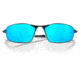Oakley OO4141 Whisker Sunglasses - Mens, Satin Black Frame, Prizm Sapphire Lens, 60, OO4141-414114-60
