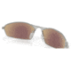Oakley OO4141 Whisker Sunglasses - Mens, Satin Chrome Frame, Prizm Sapphr Irid Polarized Lens, 60, OO4141-414104-60