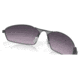 Oakley OO4141 Whisker Sunglasses - Mens, Satin Light Steel Frame, Prizm Grey Gradient Lens, 60, OO4141-414108-60