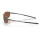 Oakley OO4141 Whisker Sunglasses - Men's, Satin Pewter Frame, Prizm Tungsten Polarized Lens, 60, OO4141-414113-60