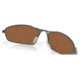 Oakley OO4141 Whisker Sunglasses - Mens, Tungsten Frame, Prizm Tungsten Polarized Lens, 60, OO4141-414105-60