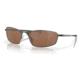 Oakley OO4141 Whisker Sunglasses - Mens, Tungsten Frame, Prizm Tungsten Polarized Lens, 60, OO4141-414105-60