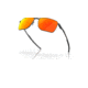 Oakley OO4142 Ejector Sunglasses - Mens, Light Steel Frame, Prizm Ruby Polarized Lens, 58, OO4142-414215-58