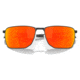 Oakley OO4142 Ejector Sunglasses - Men's, Light Steel Frame, Prizm Ruby Polarized Lens, 58, OO4142-414215-58