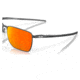 Oakley OO4142 Ejector Sunglasses - Mens, Light Steel Frame, Prizm Ruby Polarized Lens, 58, OO4142-414215-58