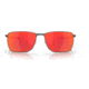 Oakley OO4142 Ejector Sunglasses - Mens, Matte Gunmetal Frame, Prizm Ruby Lens, 58, OO4142-414202-58