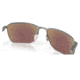 Oakley OO4142 Ejector Sunglasses - Men's, Satin Chrome Frame, Prizm Sapphire Lens, 58, OO4142-414204-58