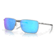Oakley OO4142 Ejector Sunglasses - Mens, Satin Chrome Frame, Prizm Sapphire Lens, 58, OO4142-414204-58