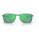 Oakley OO4142 Ejector Sunglasses - Mens, Satin Light Steel Frame, Prizm Jade Lens, 58, OO4142-414213-58
