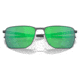 Oakley OO4142 Ejector Sunglasses - Mens, Satin Light Steel Frame, Prizm Jade Lens, 58, OO4142-414213-58